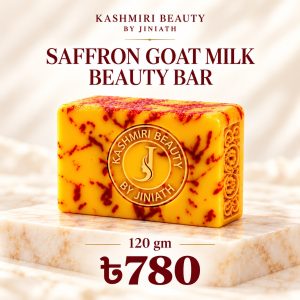 Saffron Goat milk beauty bar